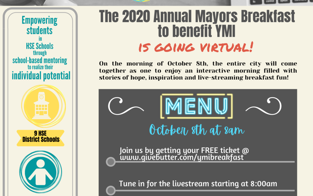 2020 Mayor’s Virtual Fundraising Breakfast to Benefit YMI