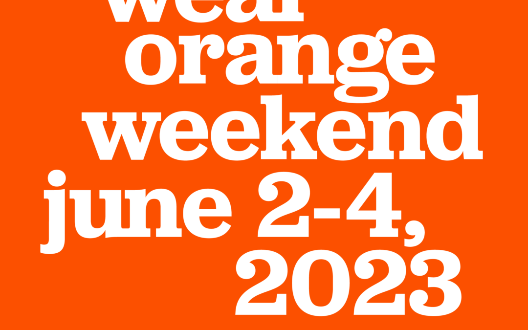 Wear Orange Peace Walk